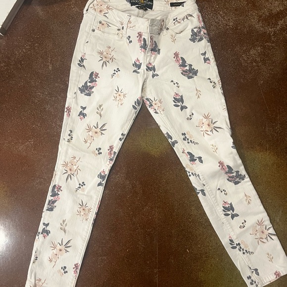 Lucky brand floral printed jeans - Picture 1 of 4
